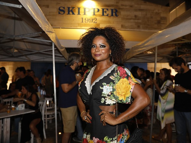 Adriana Bombom em evento na Barra da Tijuca, Zona Oeste do Rio (Foto: Felipe Panfili/ Divulgação)