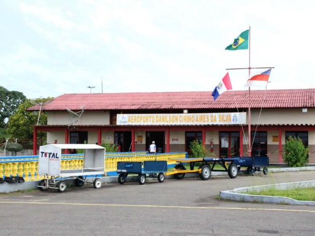 Aeroporto de Coari, no Amazonas (Foto: Adneison Severiano/G1 AM)