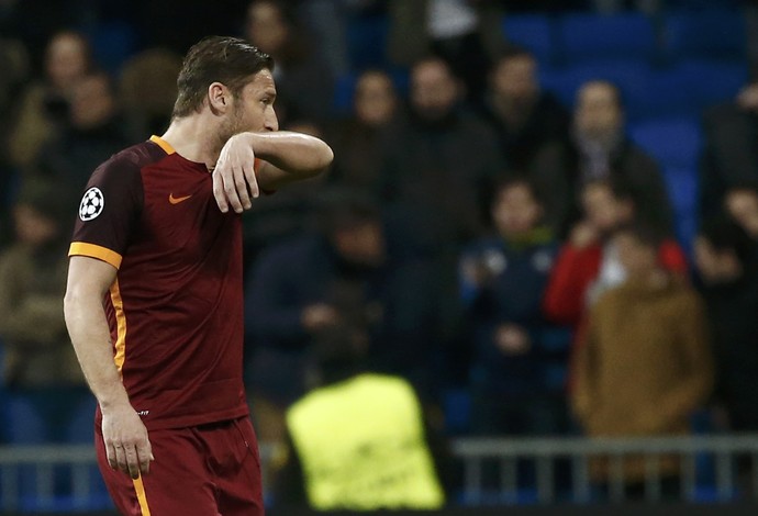 Totti Real Madrid x Roma (Foto: Reuters)