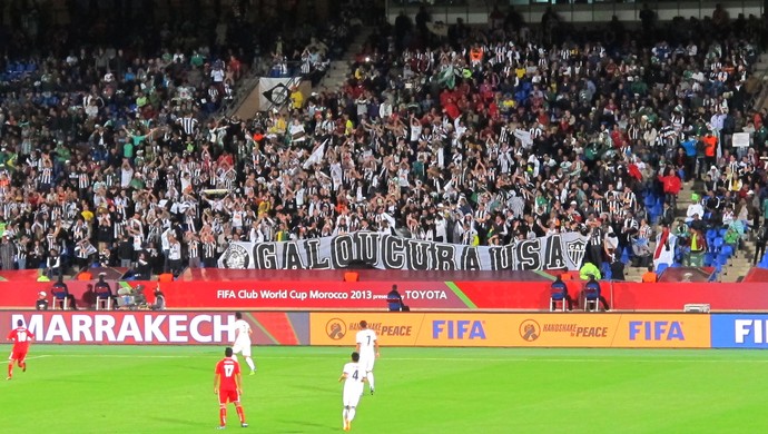 Torcida do Atlético Mg dentro do Estádio (Foto: Alexandre Alliatti)
