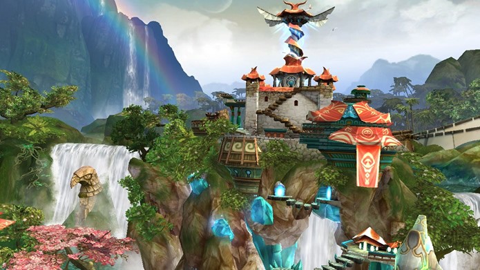 Contando com um poderoso sistema de zoom, o game permite que o jogador tenha uma excelente perspectiva de seu castelo ou do campo de batalha (Foto: Reprodução/Daniel Ribeiro)