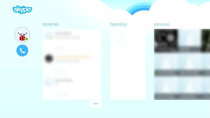 Faça chamadas pelo Skype (Foto: Reprodução/Murilo Molina)