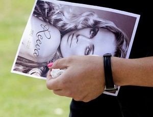 Funeral Reeva Steenkamp ex-namorada de Oscar Pistorius (Foto: Agência Reuters)