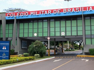 Fachada do Colégio Militar de Brasília (Foto: Maricélia P. de Oliveira / Divulgação)