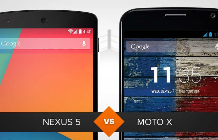 Comparativo Nexus 5 X Moto X (Foto: Arte/TechTudo) Comparativo Nexus 5 X Moto X (Foto: Arte/TechTudo)