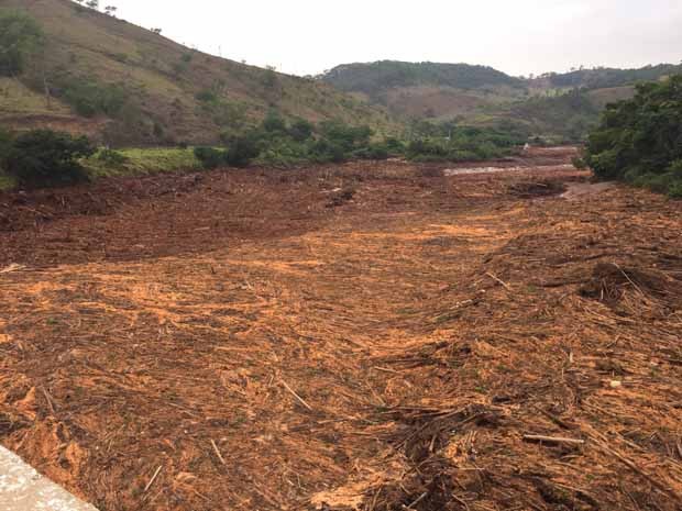 A cidade de Rio Doce foi tomada pela sujeira, segundo prefeito (Foto: Prefeitura de Rio Doce/Divulgação)