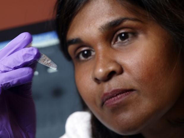 A virologista Deborah Persaud, da Johns Hopkins (Foto: AP Photo/Johns Hopkins Medicine)