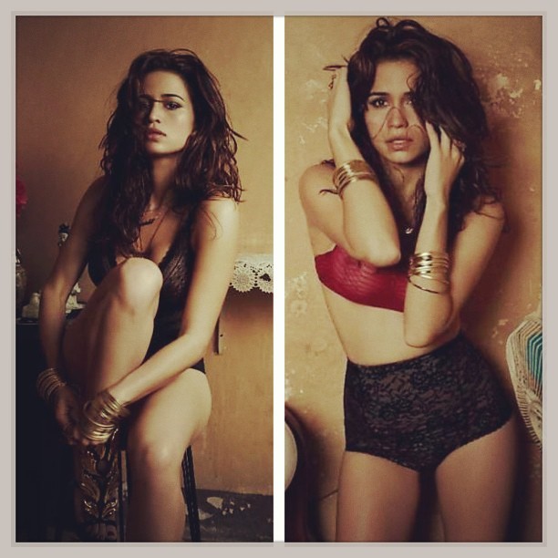 Nanda Costa nas páginas da "Playboy" (Foto: Instagram / Reproduçã...