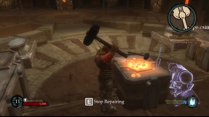 O multiplayer de Ascend: Hand of Kul possui uma mecânica de dimensões paralelas em que é possível ver o progresso de outros jogadores (Foto: Reprodução/Daniel Ribeiro)