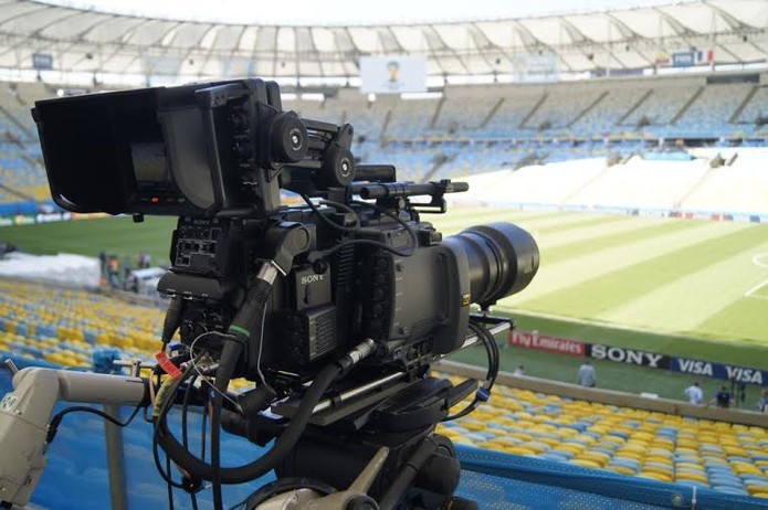 Uma das 12 câmeras 4K da Sony instaladas no Maracanã (Foto: Divulgação/ Sony) Uma das 12 câmeras 4K da Sony instaladas no Maracanã (Foto: Divulgação/ Sony)