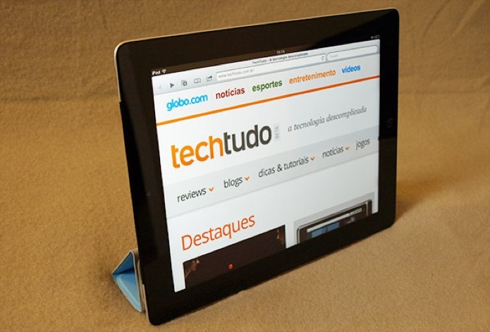 iPad 2 visto de frente (Foto: Alessandro Salvatori/TechTudo) iPad 2 visto de frente (Foto: Alessandro Salvatori/TechTudo)