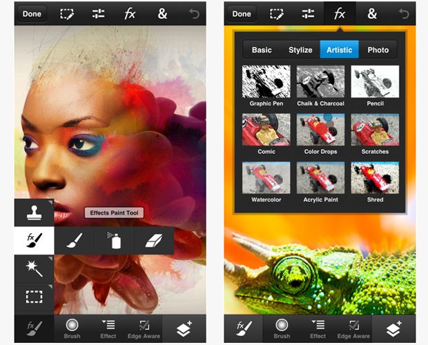 Aplicativo Photoshop Touch permite aprimorar fotos em smartphones (Foto: Divulgação)