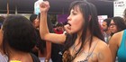 DF: Marcha das Vadias protesta contra cura gay (Rafaela Céo / G1)