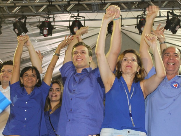 PSB oficializou o nome de Miguel Coelho como candidato à prefeitura de Petrolina (Foto: Taisa Alencar / G1)