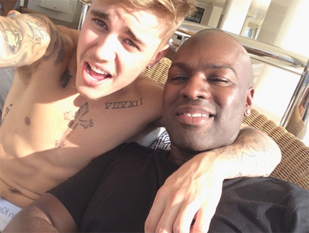 Justin Bieber e o amigo Corey G (Foto: Instagram/Reprodução)