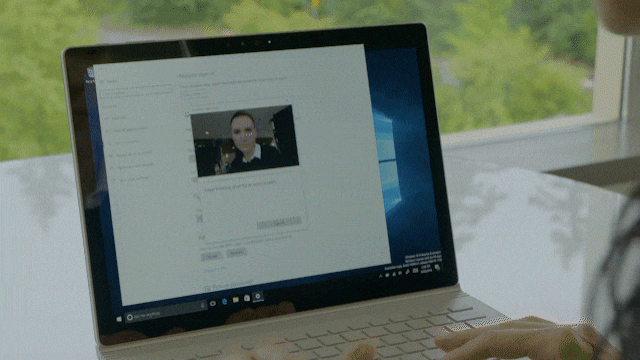 Configurando o perfil do usuário via Windows Hello (Foto: Divulgação/ Microsoft) Configurando o perfil do usuário via Windows Hello (Foto: Divulgação/ Microsoft)