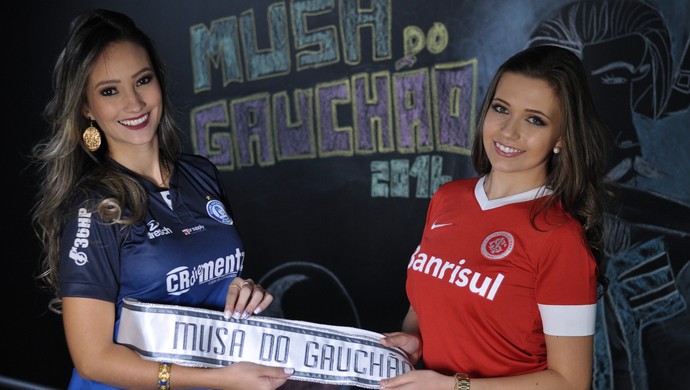 Musas de Aimoré e Inter disputam a final do Musa do Gauchão (Foto: Jerônimo Silvello/RBS TV)