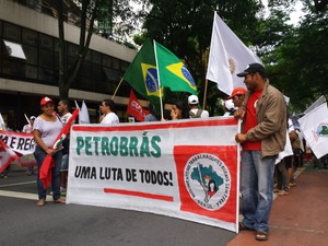 Manifestação em BH (Foto: Humberto Trajano/G1)