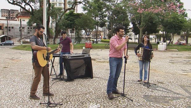 The Odatos foi a banda convidada para compor e interpretar o jingle (Foto: Reprodução/RPC)