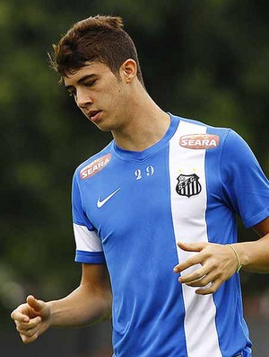 Zagueiro Gustavo Henrique Santos (Foto: Ricardo Saibun / Divulgação Santos FC)