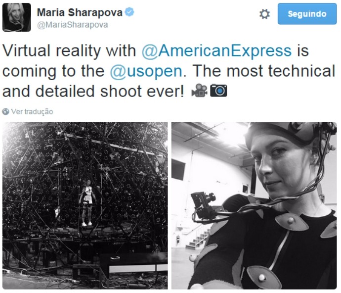 Maria Sharapova, férias forçadas (Foto: Reprodução / Twitter)