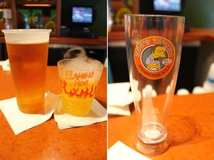 Bebidas da nova área temática dos Simpsons no parque Universal Studios Florida (Foto: Ricky Brigante - Inside the Magic - Creative Commons)