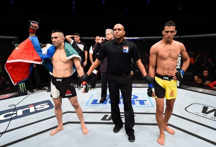 Ricardo Lamas Charles do Bronx UFC México 3 (Foto: Getty Images)