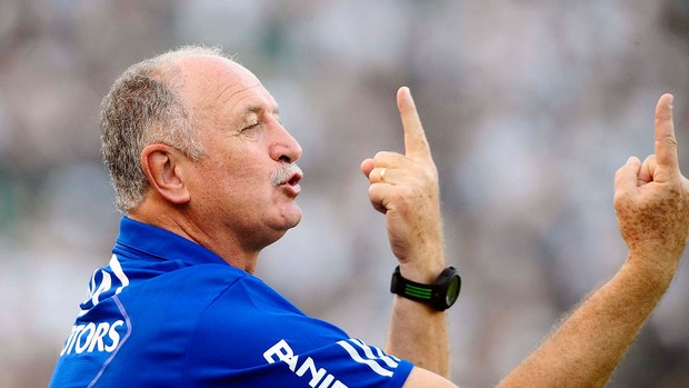 Scolari Felipão Corinthians x Palmeiras (Foto: Marcos Ribolli / Globoesporte.com)