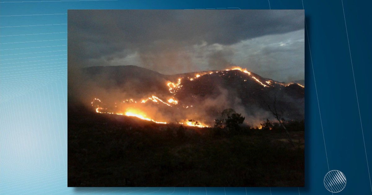 Incêndio atinge local próximo a APA na Chapada Diamantina, na ... - Globo.com