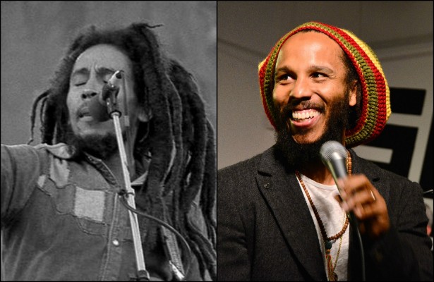 Ziggy Marley, filho do legendário Bob Marley (1945-1981), perdeu o pai quando tinha 13 anos. Mas o legado do reaggae falou mais alto na vida de Ziggy. Ele fez tanto sucesso quanto o pai? Claro que não. Mas pode se orgulhar de ser o mais famoso dos 11 filhos (reconhecidos oficialmente) de Bob. (Foto: Getty Images e Eddie Mallin/Creative Commons)