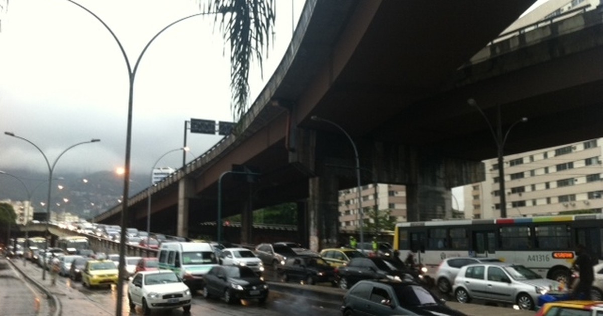 G1 Chuva deixa trânsito lento no Rio nesta sexta notícias em