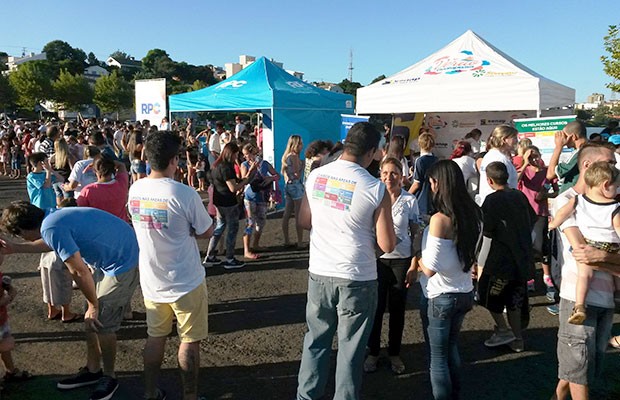 Centenas de pessoas aproveitaram para curtir a 1ª Edição do Verão Guarapuava  (Foto: Divulgação/RPC)