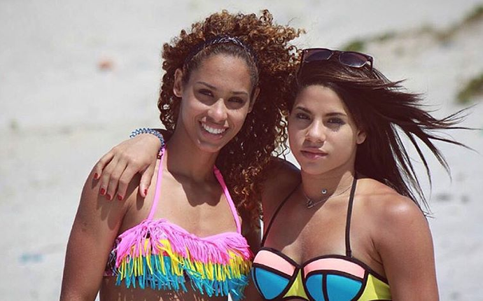Ingrid Oliveira com a irmã Erica Oliveira (Foto: Reprodução / Instagram)