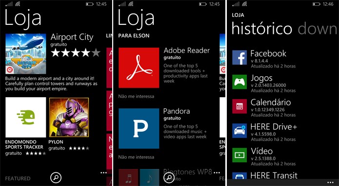 Windows Phone 8.1 teve sua loja redesenhada com adição de novos recursos (Foto: Reprodução/Microsoft)
