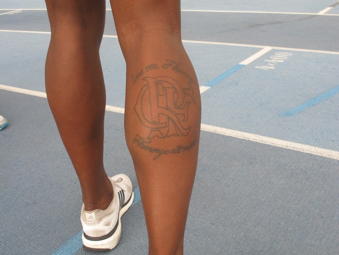 ROSANGELA SANTOS atletismo tatuagem (Foto: Amanda Kestelman)