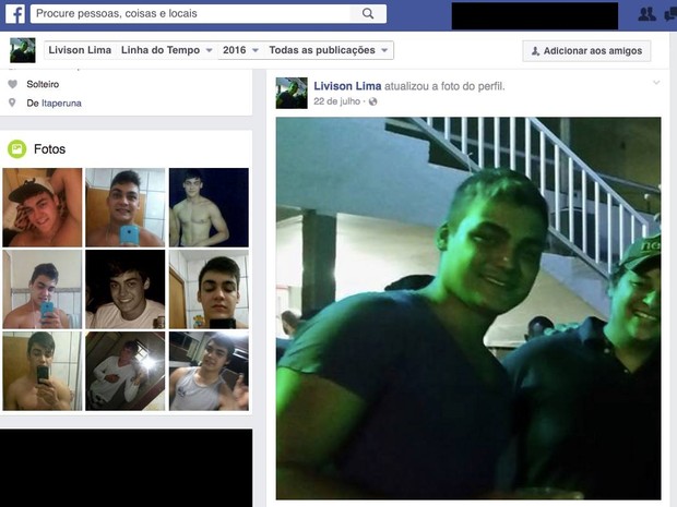 Jovem foi morto em festa universitria (Foto: Reproduo/Facebook)