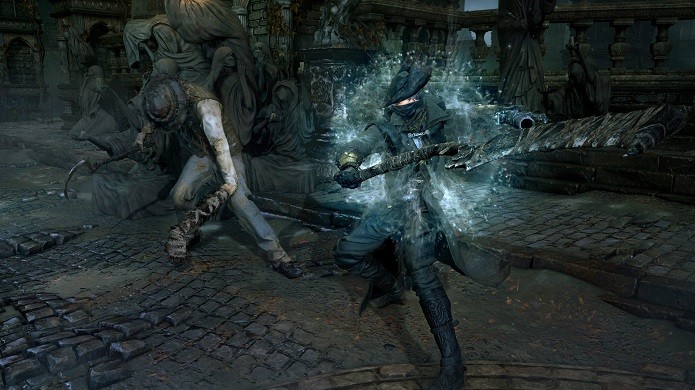 Bloodborne: combate é similar à Dark Souls, mas agora também com armas de fogo. (Foto: Divulgação)