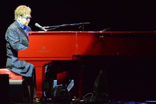 Elton John em show no Recife (Foto: Felipe Souto Maior/ Ag. News)