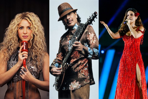 Shakira, Santana e Ivete se apresentam na final da Copa do Mundo, neste domingo; transmissão da Globo começa às 14h10 (Foto: Divulgação)