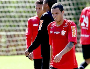 Ramon no treino do Flamengo (Foto: Cezar Loureiro / Agência O Globo)