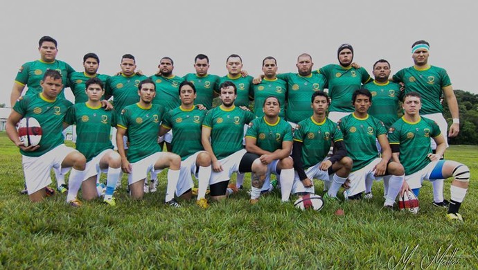 Rio Branco Rugby - Sucuris durante disputa da Copa Norte (Foto: Rio Branco Rugby - Sucuris/divulgação)