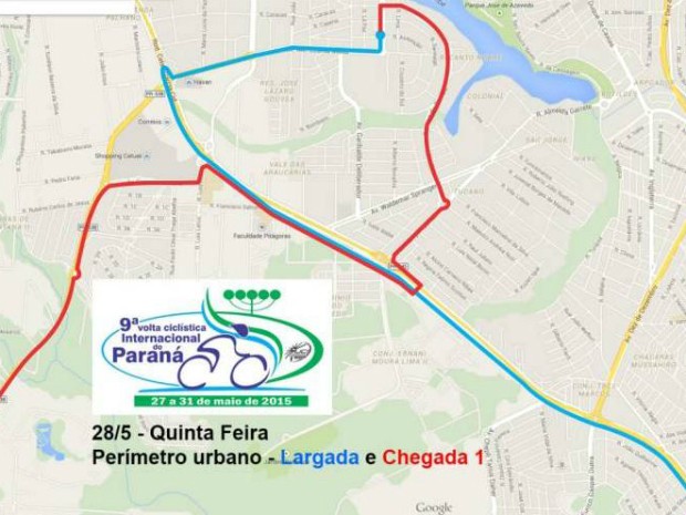 Trânsito será alterado durante a passagem dos ciclistas por Londrina, na quinta-feira (Foto: Divulgação/CMTU)