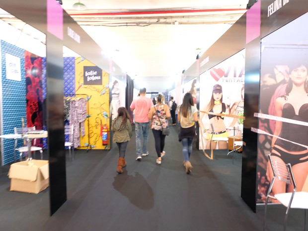 Maior feira do setor de moda íntima do Brasil foi aberta nesta quarta-feira (6) (Foto: Fevest / Divulgação)