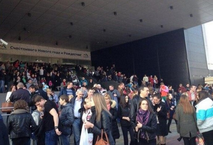 Sochi terrorismo shopping evacuação (Foto: Reprodução )