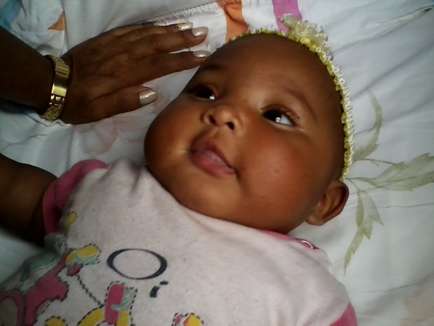 Isabely, de 7 meses, morreu na segunda-feira, em Cacoal (Foto: Arquivo Pessoal)