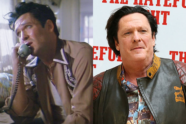 Michael Madsen em 1991 e atualmente (Foto: Divulgação)