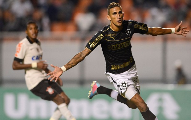 Rafael Marques gol Botafogo x Corinthians (Foto: Mauro Horita / Ag. Estado) Rafael Marques gol Botafogo x Corinthians (Foto: Mauro Horita / Ag. Estado)