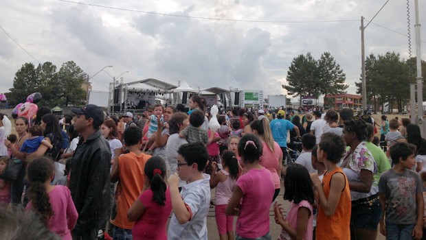Dia nublado não afastou o público (Foto: Divulgação/RPC)
