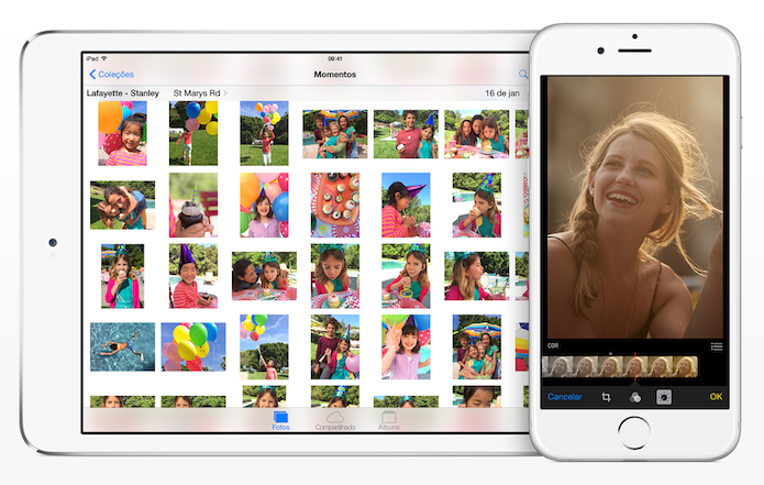 Como compartilhar momentos da biblioteca do iOS com o Facebook? (Foto: Divulgação/Apple)