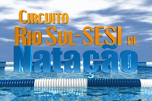Logo oficial do Circuito Rio Sul-Sesi de Natação (Foto: Arte/TV Rio Sul)